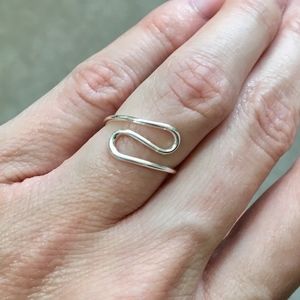 🌊 Silver Wave Ring 🌊